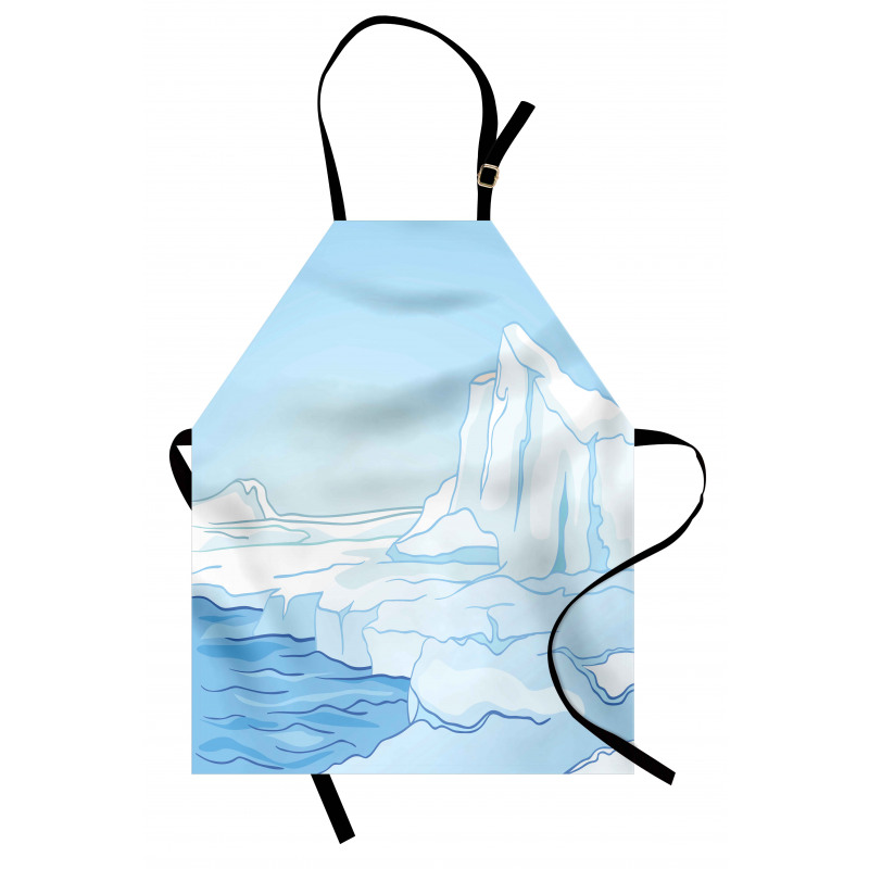 Cartoon Style Winter Theme Apron