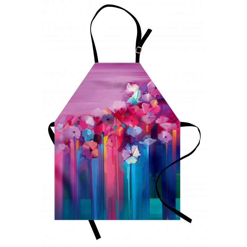 Vibrant Flower Apron