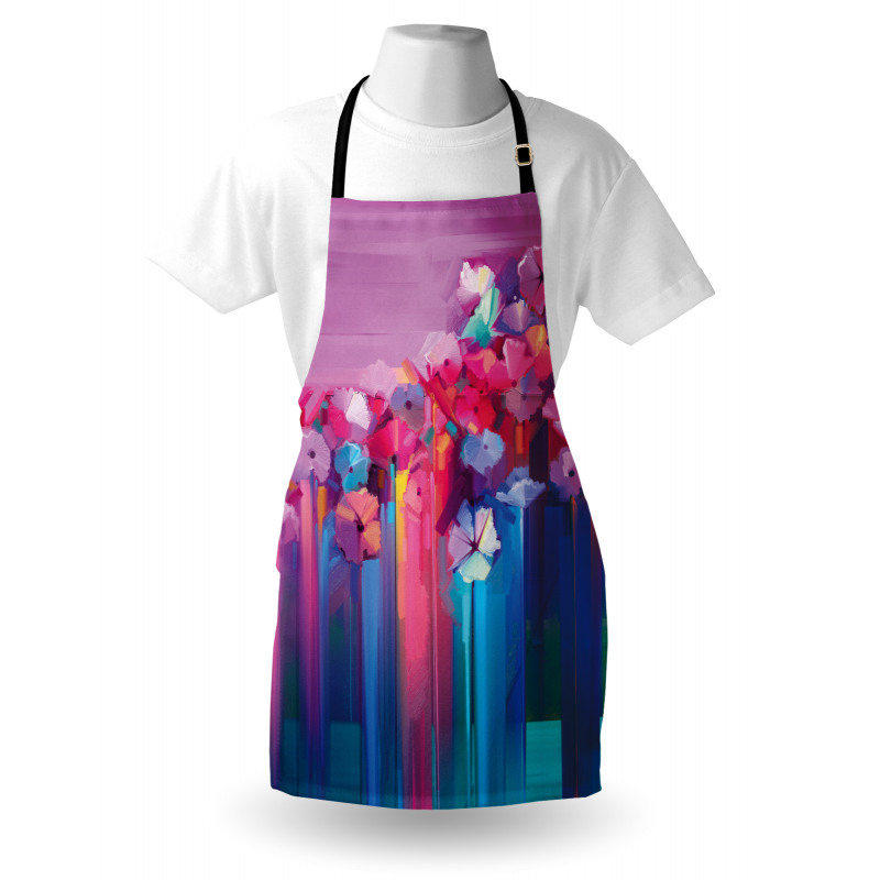 Vibrant Flower Apron