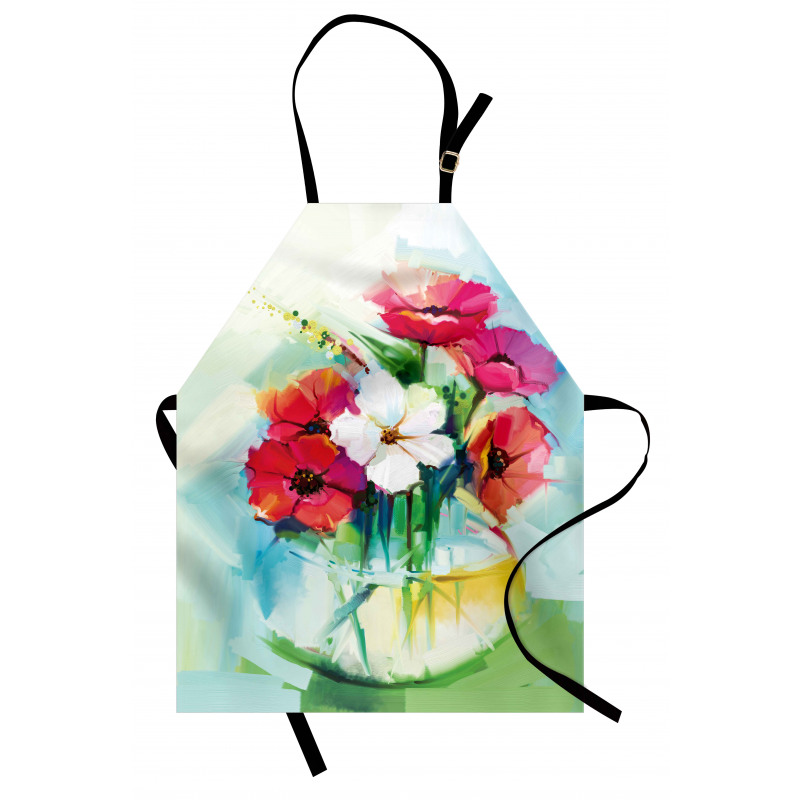 Flowers in a Vase Art Apron