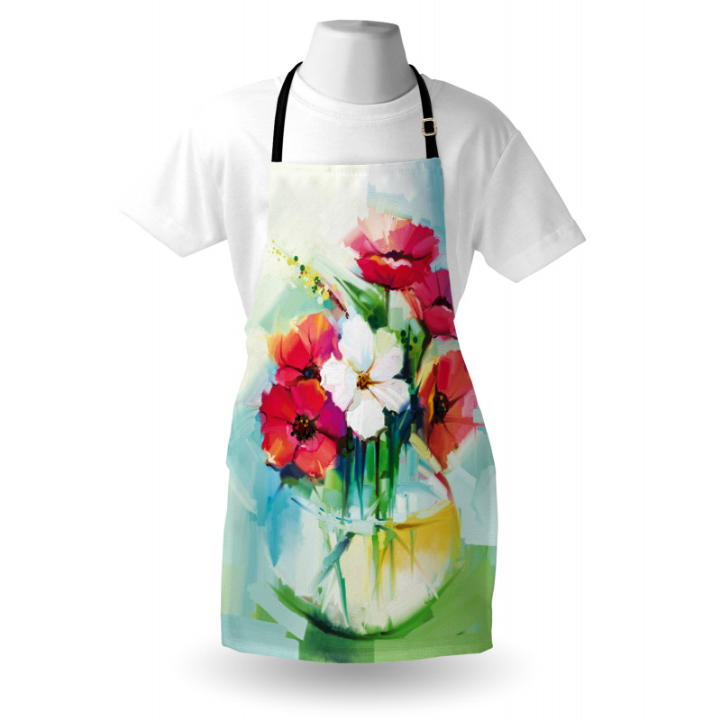 Flowers in a Vase Art Apron