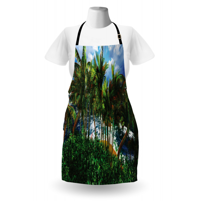 Hawaii Island Palm Tree Apron