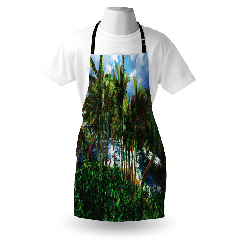 Hawaii Island Palm Tree Apron