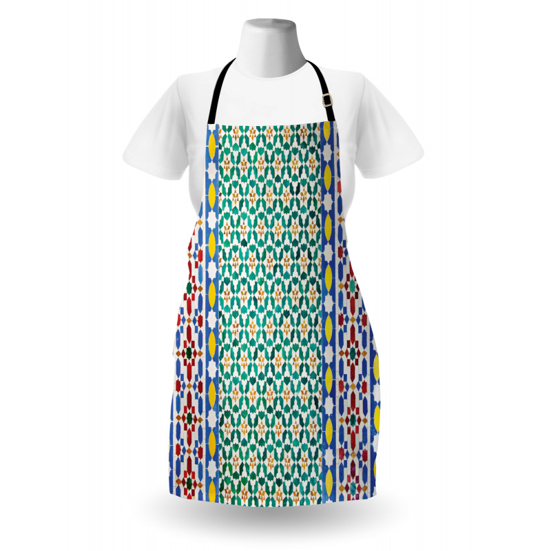 Colorful Mosaic Wall Apron