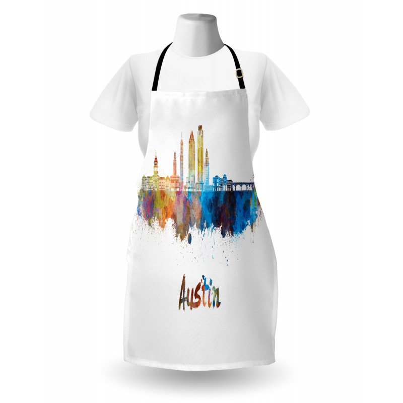 Typographic Paint Splatters Apron