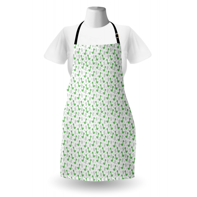 Adorably Dinosaur Cartoon Apron