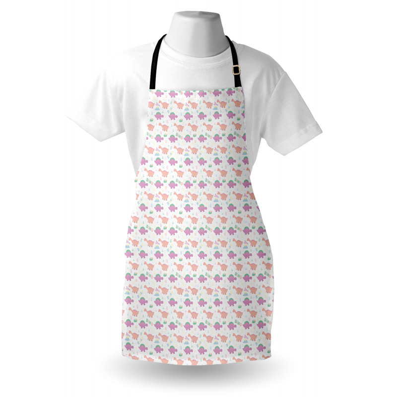 Roar T-Rex Volcano Eggs Theme Apron