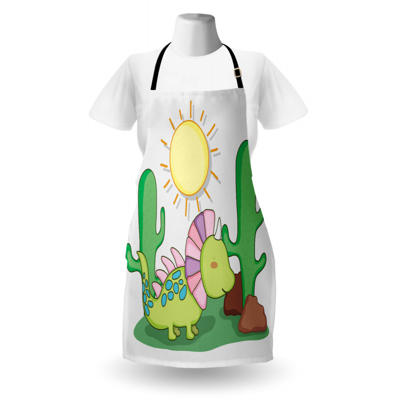 Styracosaurus Doodle Apron