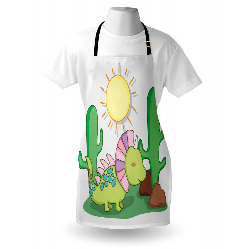 Styracosaurus Doodle Apron