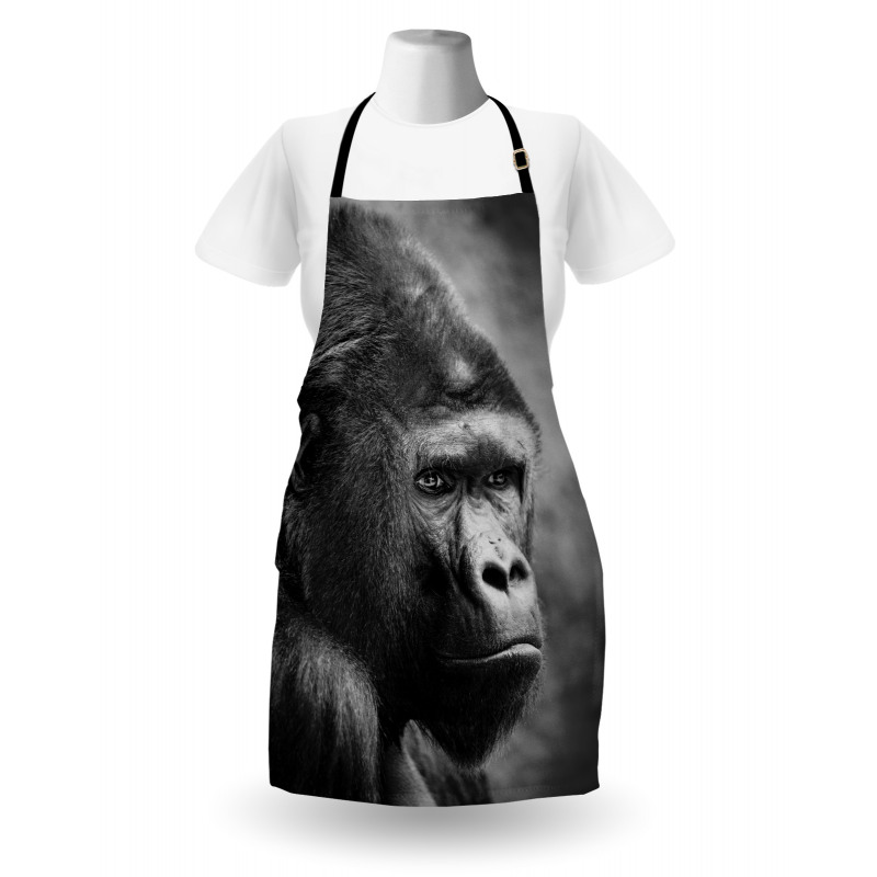 Close up Orangutan Portrait Apron