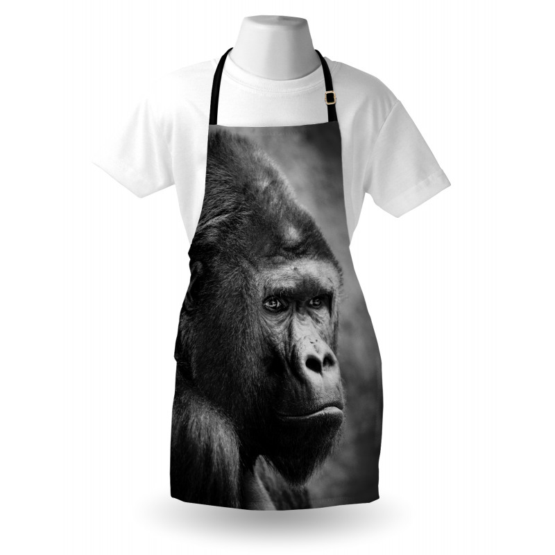 Close up Orangutan Portrait Apron