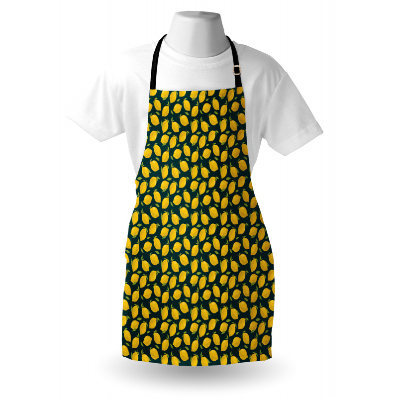 Citrus Cartoon with Leaves Apron