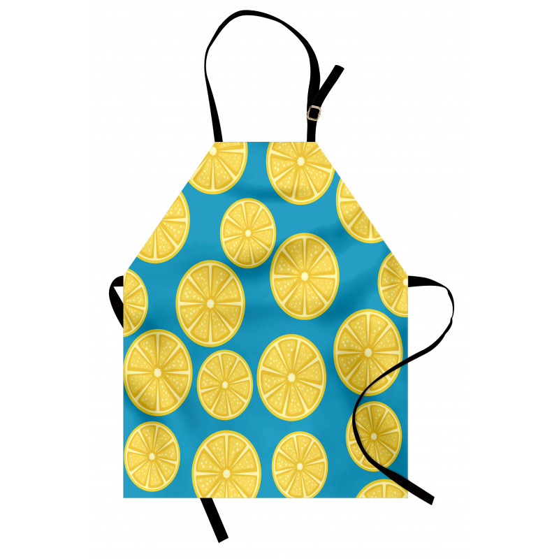 Vivid Citrus Slices Art Apron