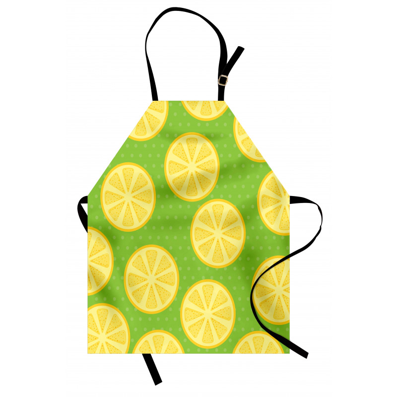 Citrus Slices Polka Dots Apron