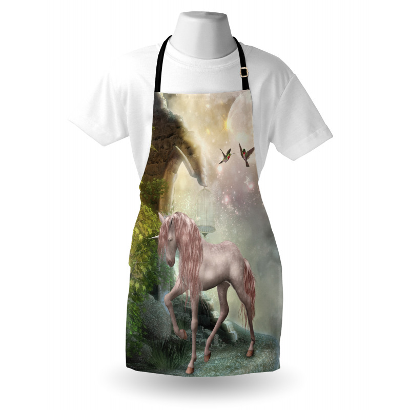 Hayvan Deseni Mutfak Önlüğü Unicorn