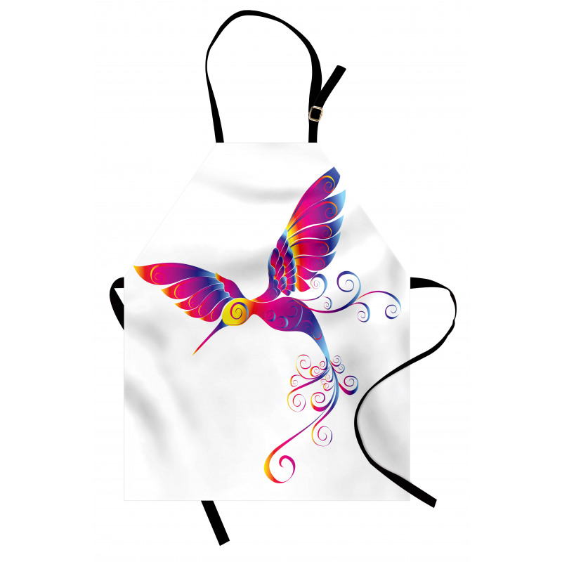 Feather Hummingbird Apron