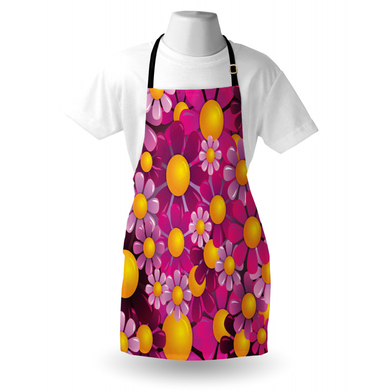 Flourish Flowers Cartoon Apron