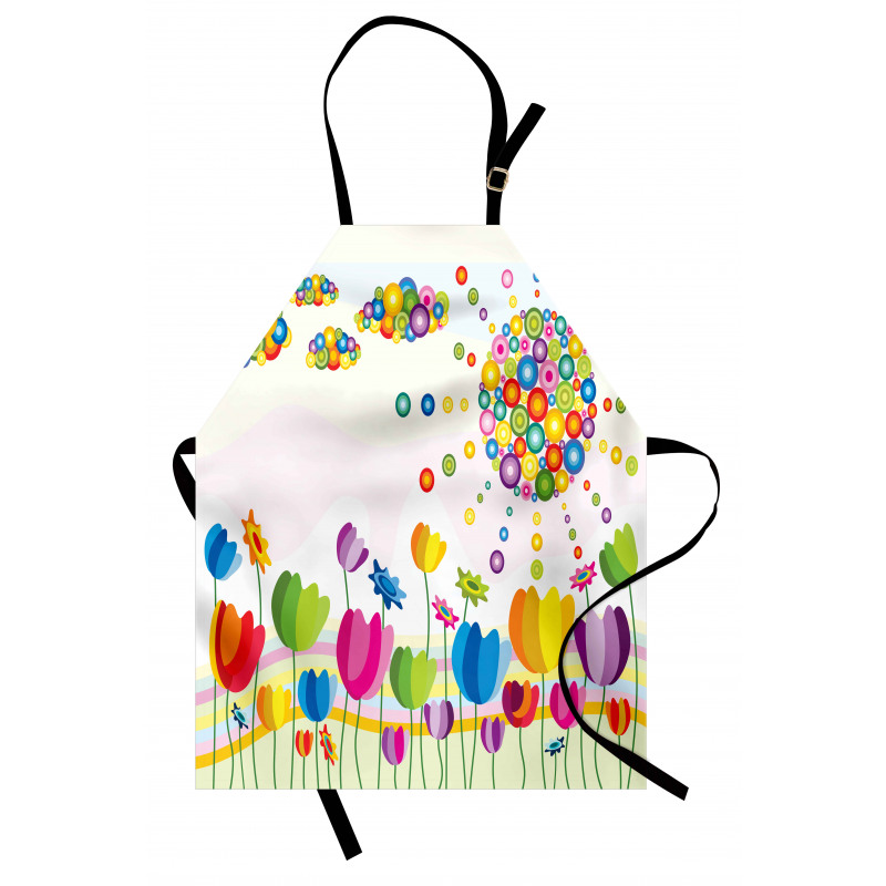 Abstract Flower Summer Apron
