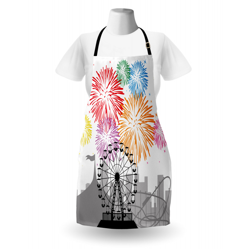 Fireworks Circus Fun Apron