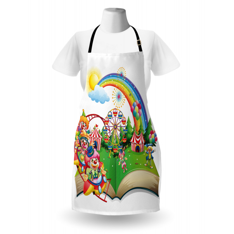 Rainbows and Clowns Apron