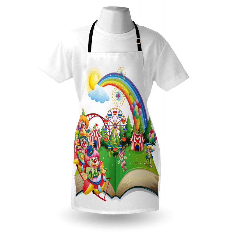 Rainbows and Clowns Apron