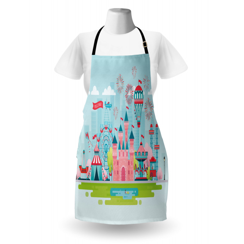 Childish Cartoon Fun Apron