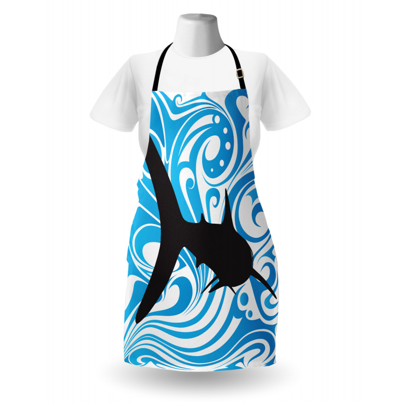 Swirling Waves and a Big Fish Apron