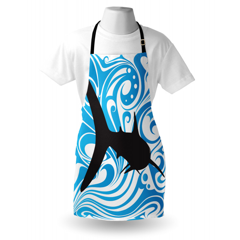 Swirling Waves and a Big Fish Apron