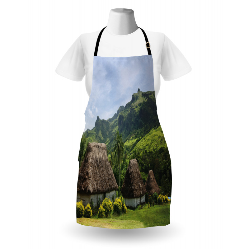 Greenland Scene Navala Village Apron