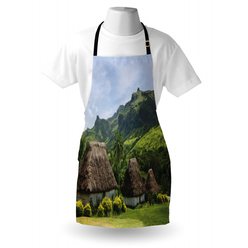 Greenland Scene Navala Village Apron