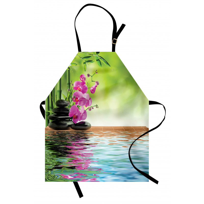 Tropic Orchid Flower Apron