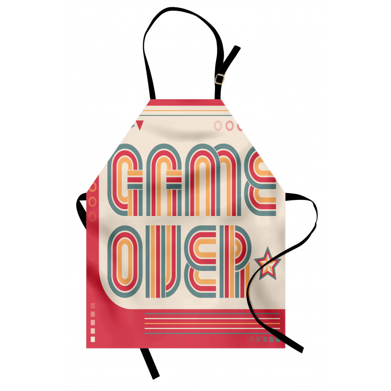 Vintage Game over Screen Apron