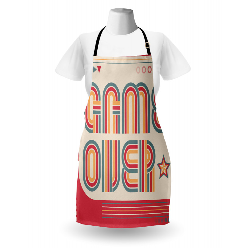 Vintage Game over Screen Apron