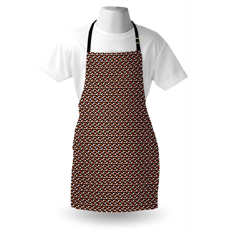 Retro Look Geometric Shapes Apron