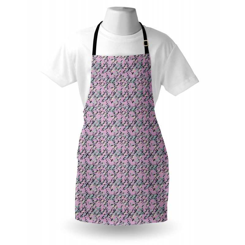 Pastel Abstract Waves Apron