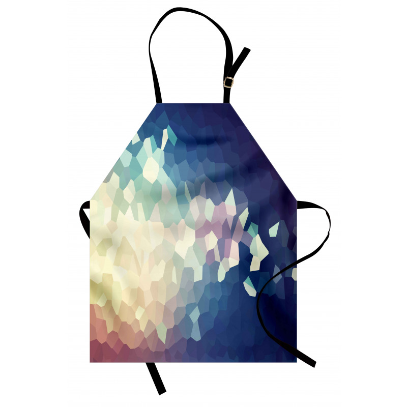 Polygonal Pixel Art Graphic Apron