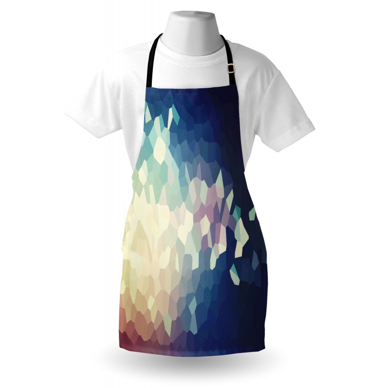 Polygonal Pixel Art Graphic Apron