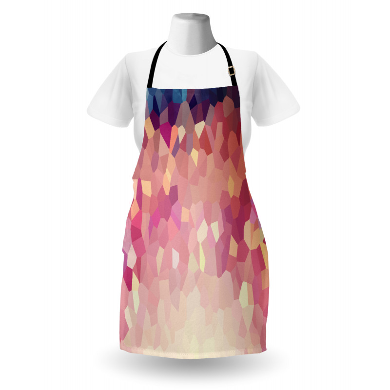 Abstract Blush Polygonal Apron