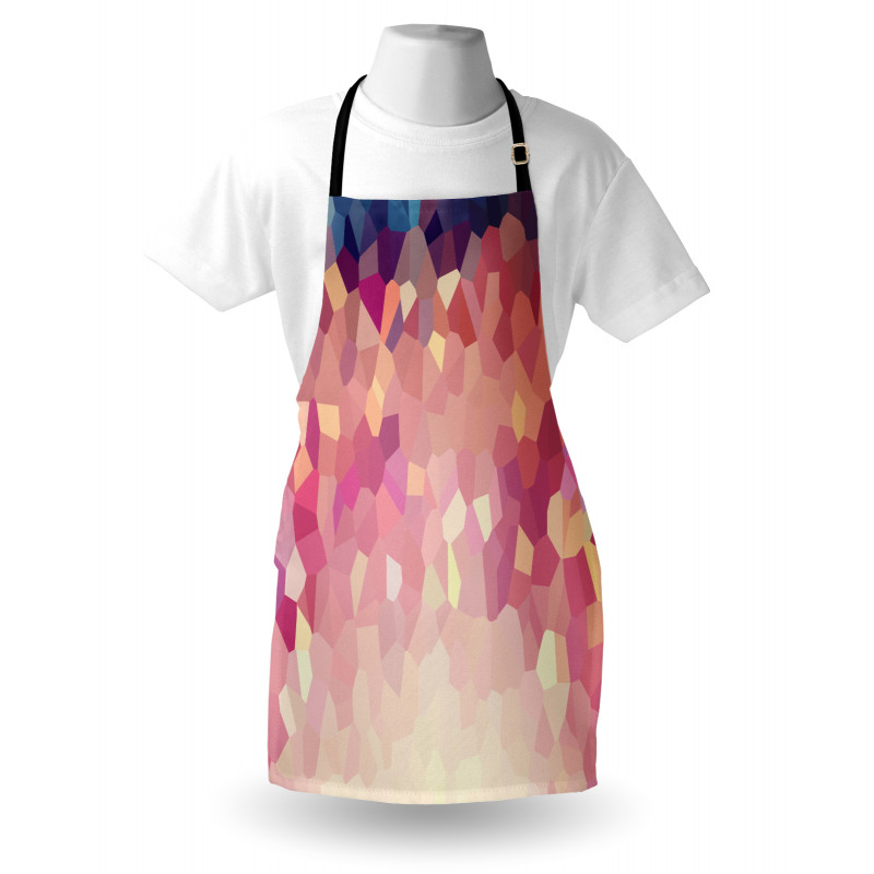 Abstract Blush Polygonal Apron