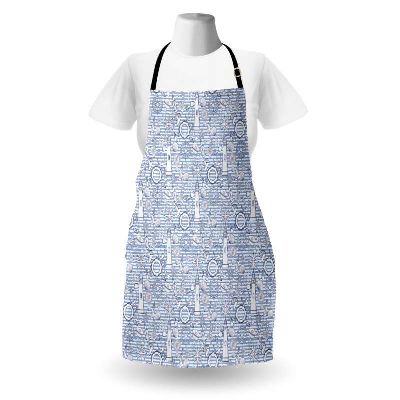 Nautical Ocean Fish Apron