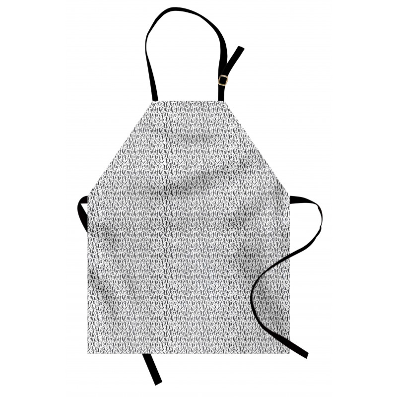 Hand Written and Cursive Apron