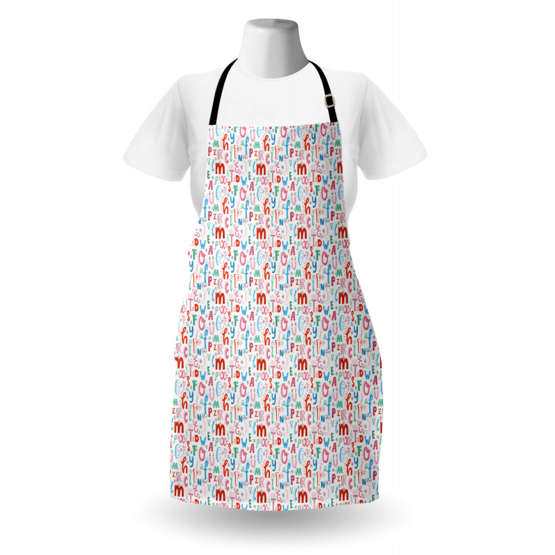 Colorful Whimsical Doodle Apron