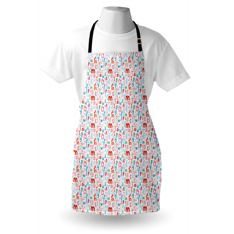 Colorful Whimsical Doodle Apron