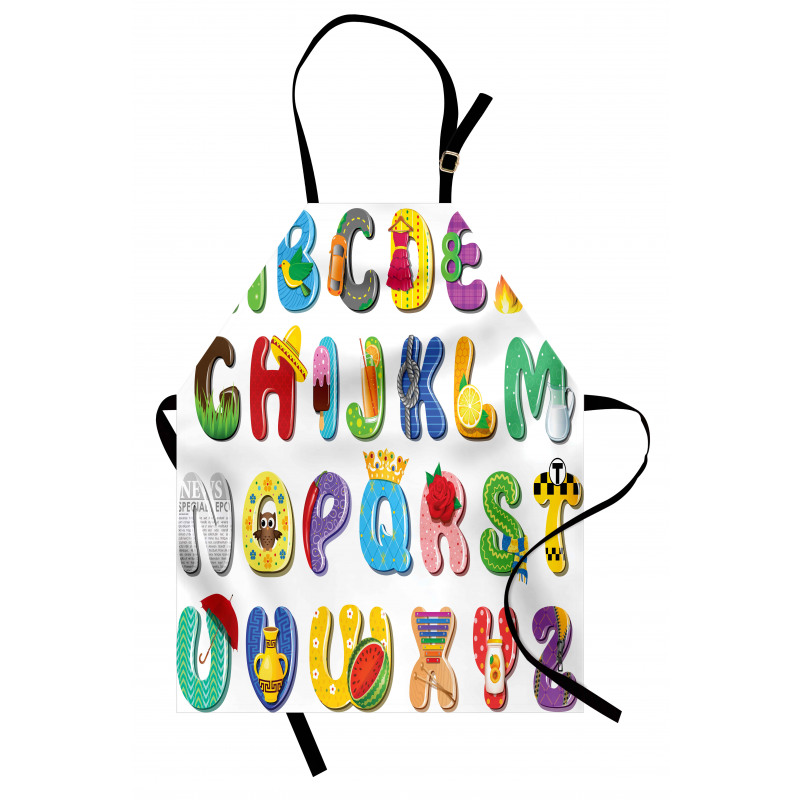 Happy Educational Letters Apron