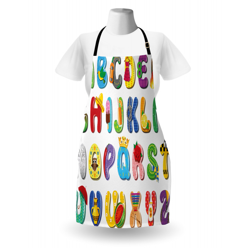 Happy Educational Letters Apron