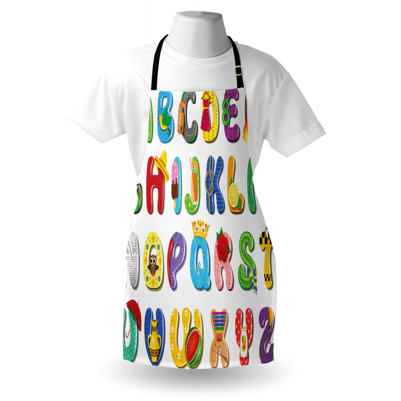 Happy Educational Letters Apron