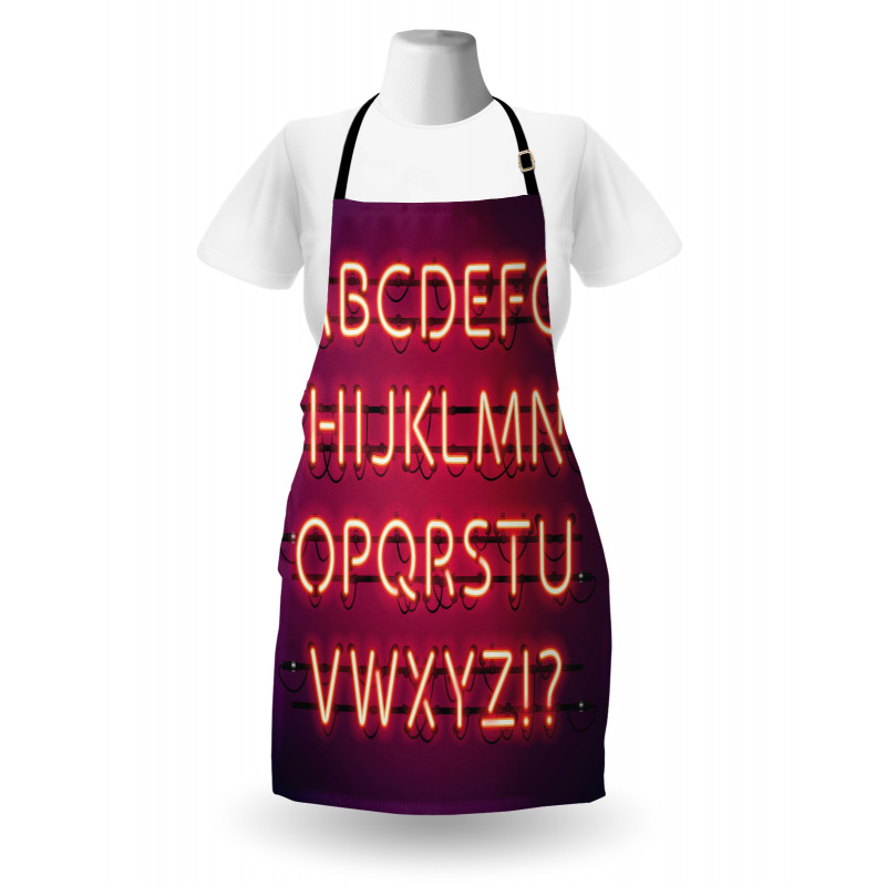 Contemporary Letters Art Apron