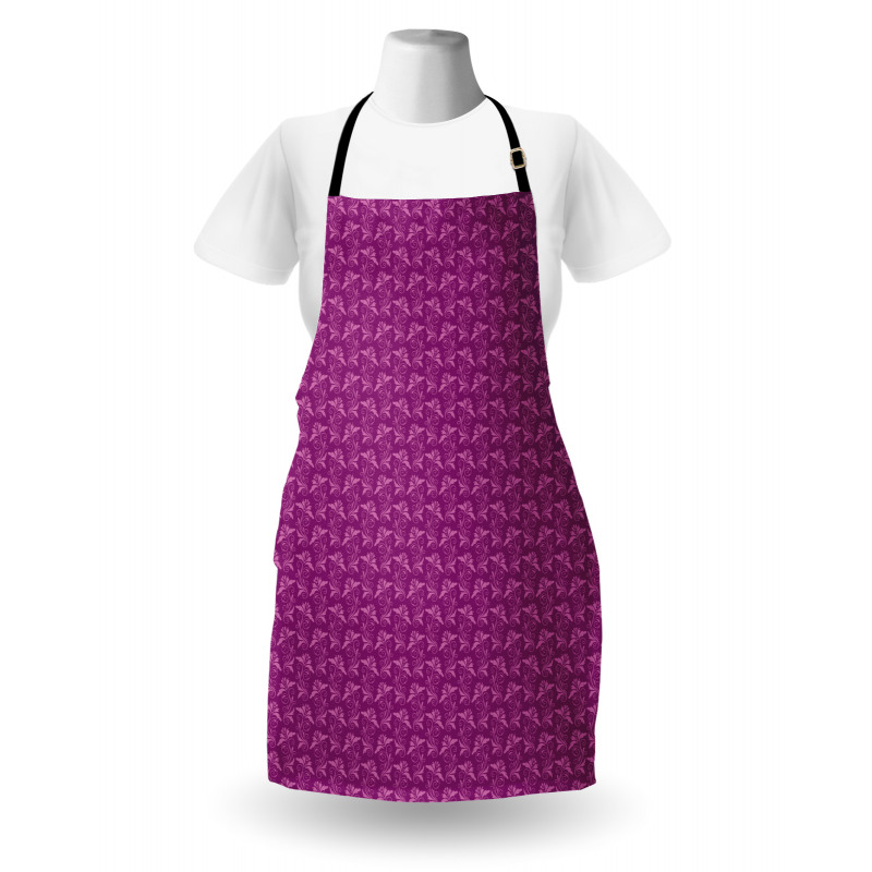 Abstract Flowers Graphic Apron