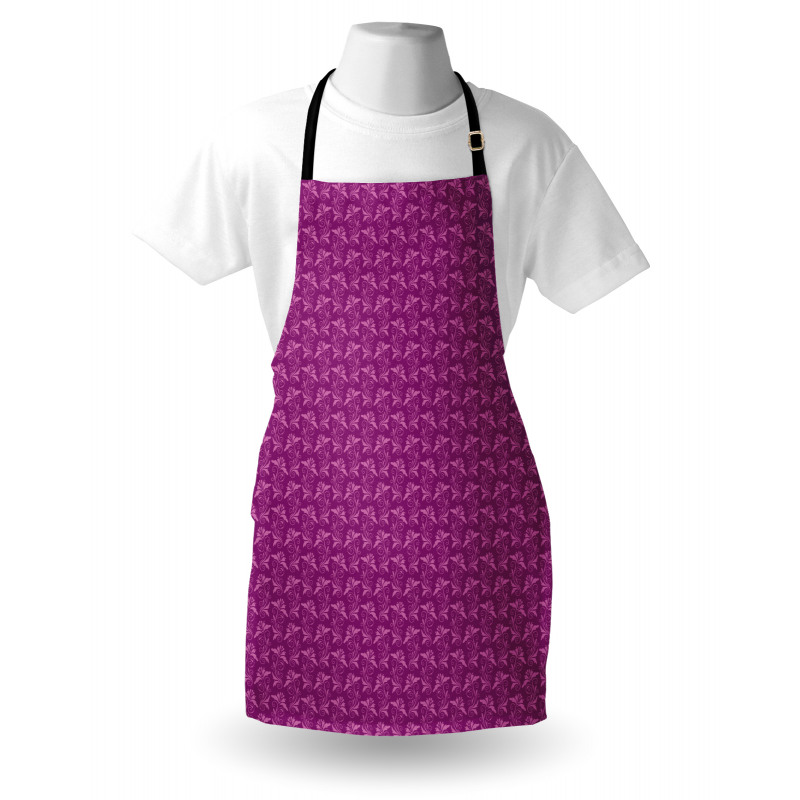 Abstract Flowers Graphic Apron