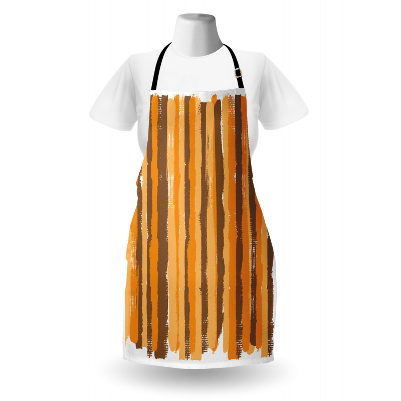 Grunge Vertical Line Apron